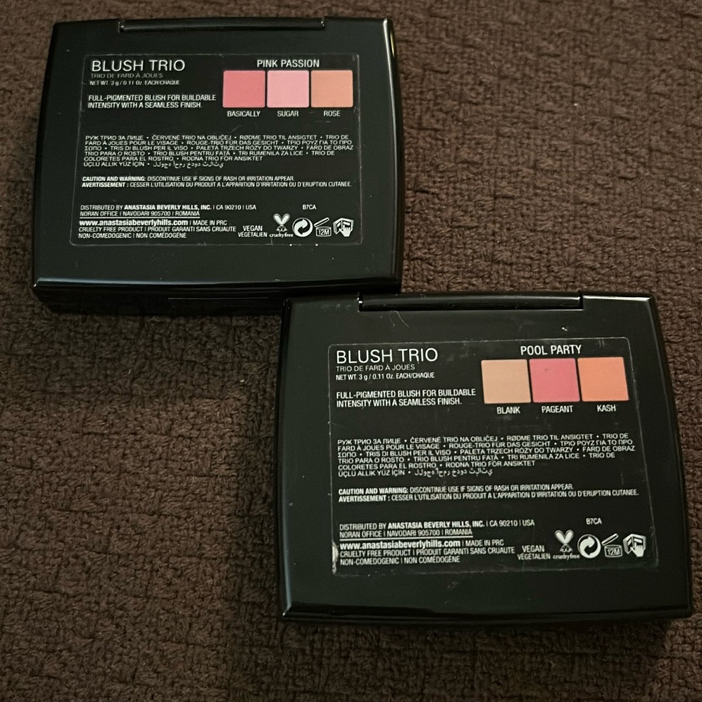 Blush Trios